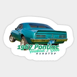 1967 Pontiac Firebird 2 door Hardtop Sticker